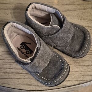 New • See Kai Run Gray Suede Ankle Booties